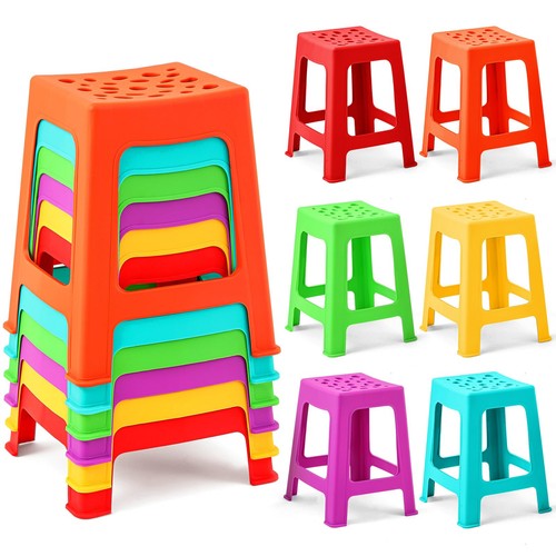 Sgabello plastica pezzi 18 - sgabello,