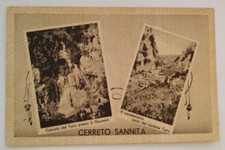 cs665 cartolina cerreto sannita due vedutine provincia di benevento