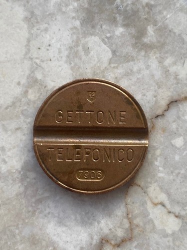 Gettone telefonico raro 7906 - gettone,