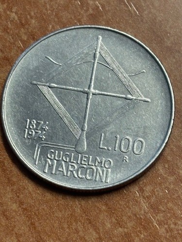 100 lire guglielmo marconi - 100,