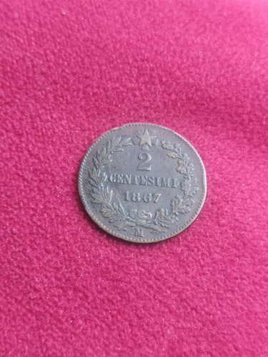 Moneta centesimi 1867 - moneta,