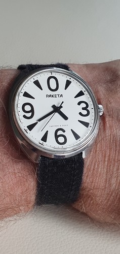 Orologio vintage raketa big - vintage,