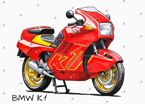 Bmw cuadro ilustración - cuadro,