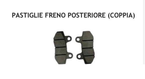 Pastiglie freni posteriori x - ,