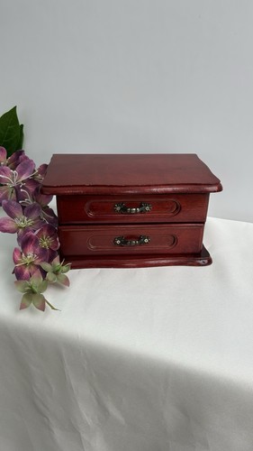 Mele mahogany jewellery box - mahogany,