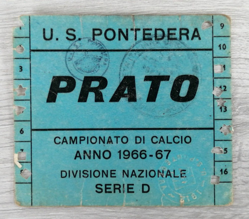 Biglietto pontedera calcio - calcio,