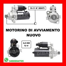 MOTORINO DI AVVIAMENTO NUOVO VW GOLF V 2.0 GTI DAL 2006 KW169 CV230 CC1984 BYD