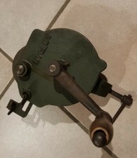 Antica smerigliatrice da banco a manovella Hyllus - Hand crank bench grinder 