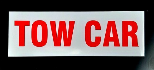 Tow car cartello - tow,
