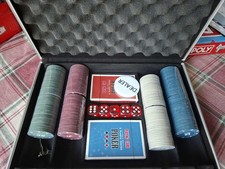 Set poker 200 fiches chips 2 mazzi carte  valigetta come nuovo