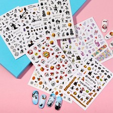  6 Pcs Stickers Unghie