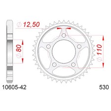 CORONA AFAM IN ACCIAIO P530 -