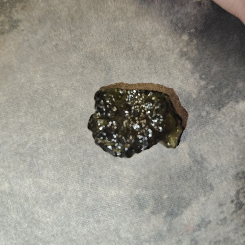 Pezzo moldavite grezza - moldavite,