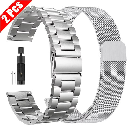 Cinturino 20mm acciaio inox - cinturino,