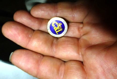 Vintage pinback button - vintage, uc