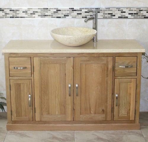 Mobile bagno singolo rovere