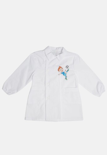 Grembiule asilo bambino bianco - asilo,