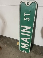 Insegna stradale vintage