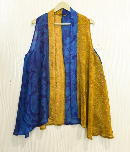Giacca corta kimono senza