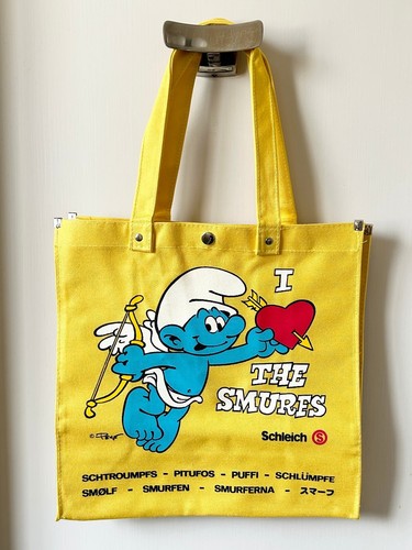Borsa vintage puffi schleich - borsa,