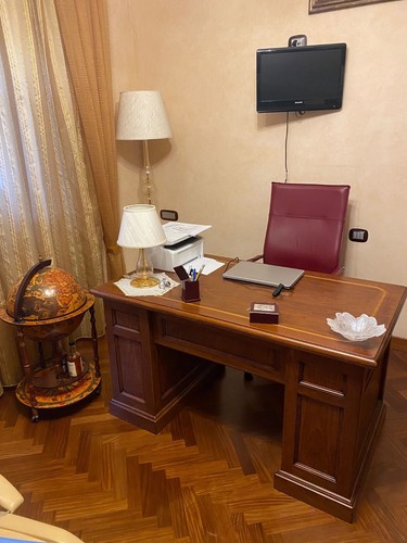 Scrivania con libreria fatte - con,