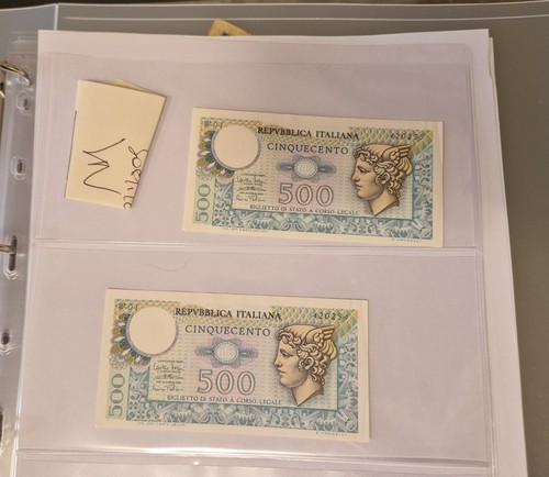 500 lire mercurio 1974 - 500, coppia