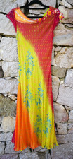 Vintage indian long chiffon - indian,