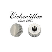 Corona per orologi filettatura 0,9 mm diametro 3 - 10 mm acciaio inox con guarnizione crown