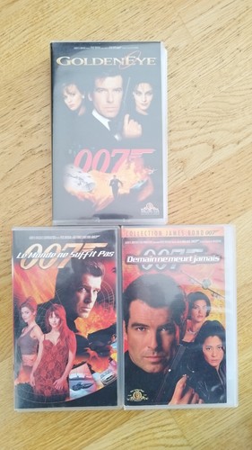 Lot vhs 007 james - lot,