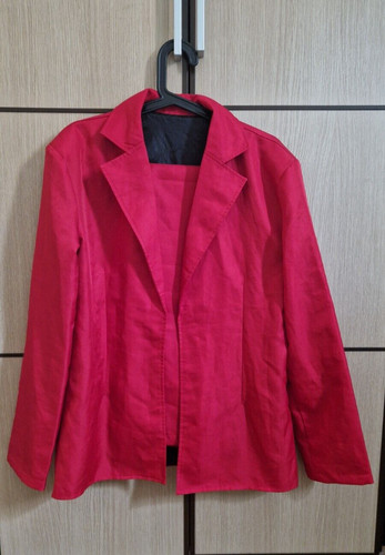Completo rosso con camicia - completo,