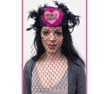 CAPPELLO veletta NERA ADDIO al