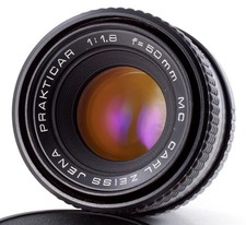 Obiettivo Carl Zeiss Jena Prakticar 1.8/50 MC Praktica PB B Pancolar 50 mm F/1.8