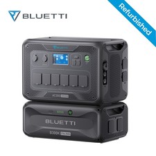 BLUETTI AC300+B300K 3KW 2764.8Wh Batteria Capacità Espandibile per Domestico UPS