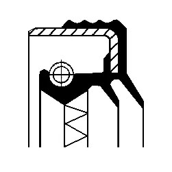 Shaft seal transfer case - shaft, seal,