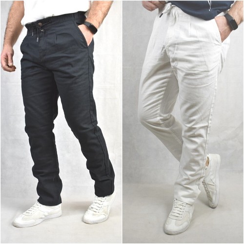 Pantaloni uomo cotone lino - pantaloni,