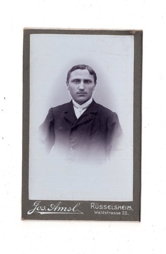 Foto cdv ritratto - cdv, uomo