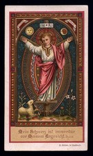 santino cromo-holy card GESU'