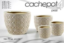 SET 4 CACHEPOT VASO DECORO