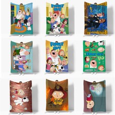 Coperta in pile 3D Cosplay Family Guy Stewie Brian Griffin calda morbida grandi lanci
