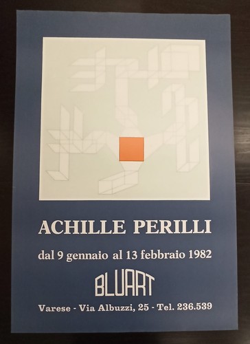 Poster mostra achille perilli - poster,