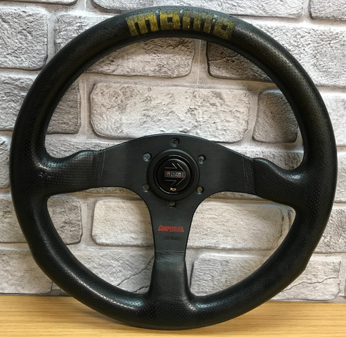 Volante 350mm vera pelle - volante,