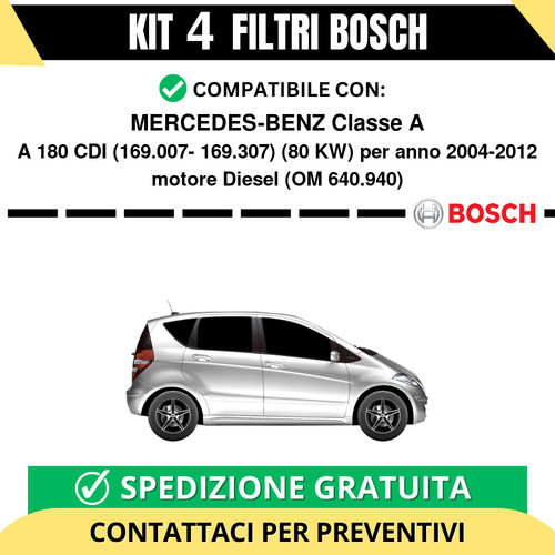 Kit bosch filtri - kit, tagliando