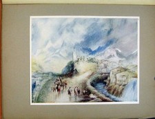 Antico piatto stampa originale