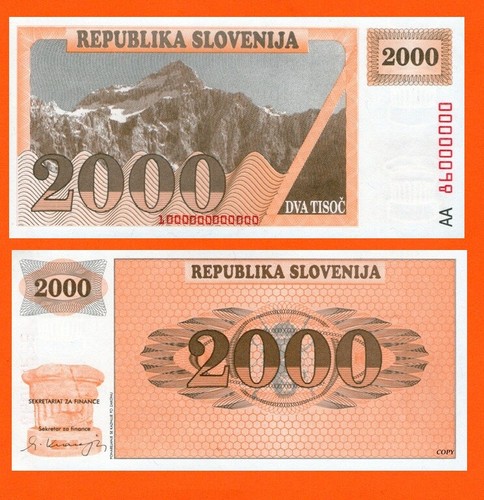 Slovenia 200 tolar - slovenia, 1991