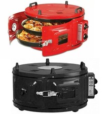 Griglia Elettrica Turca Itimat Roster Forno Rotondo Bbq 32L Doppio Vassoio