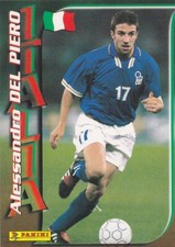 Panini Azzurri e avversari ai mondiali '98 N 20 Alessandro del Piero Gli azzurri