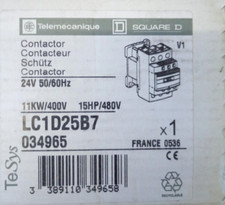 CONTATTORE TELEMECANIQUE LC1D25B7 24V 50/60Hz