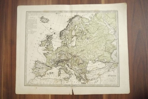Mappa europa panoramica del - europa,