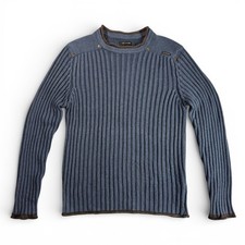 Maglione maglia a costine