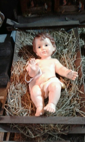 Child jesus resin cradle cm - 42,